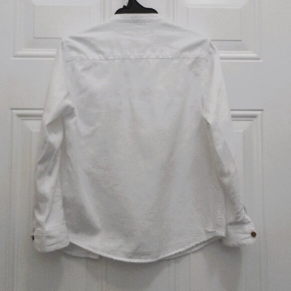 Zara Boys Button Down Shirt Size 8 Years White Cotton Formal  Casual- NWT - Picture 4 of 10